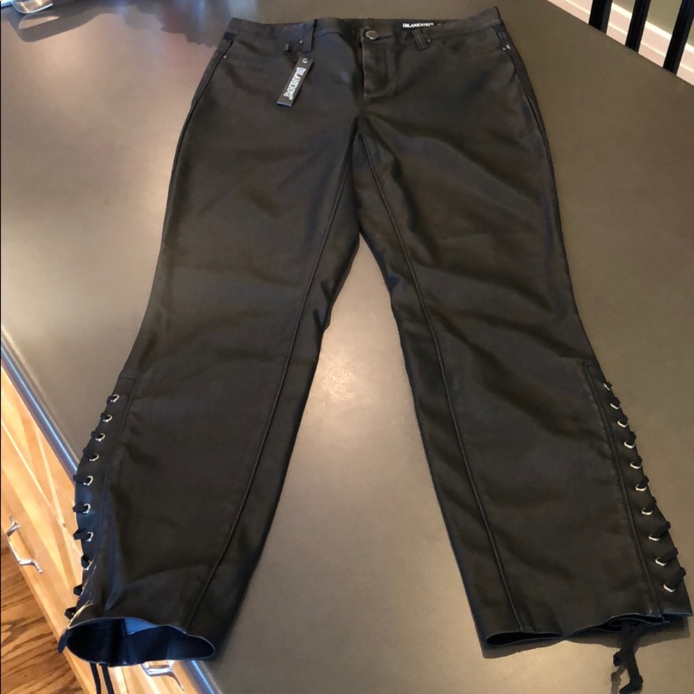 BlankNYC Faux leather black pants